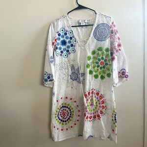 Desigual crochet swim cover‎ up small